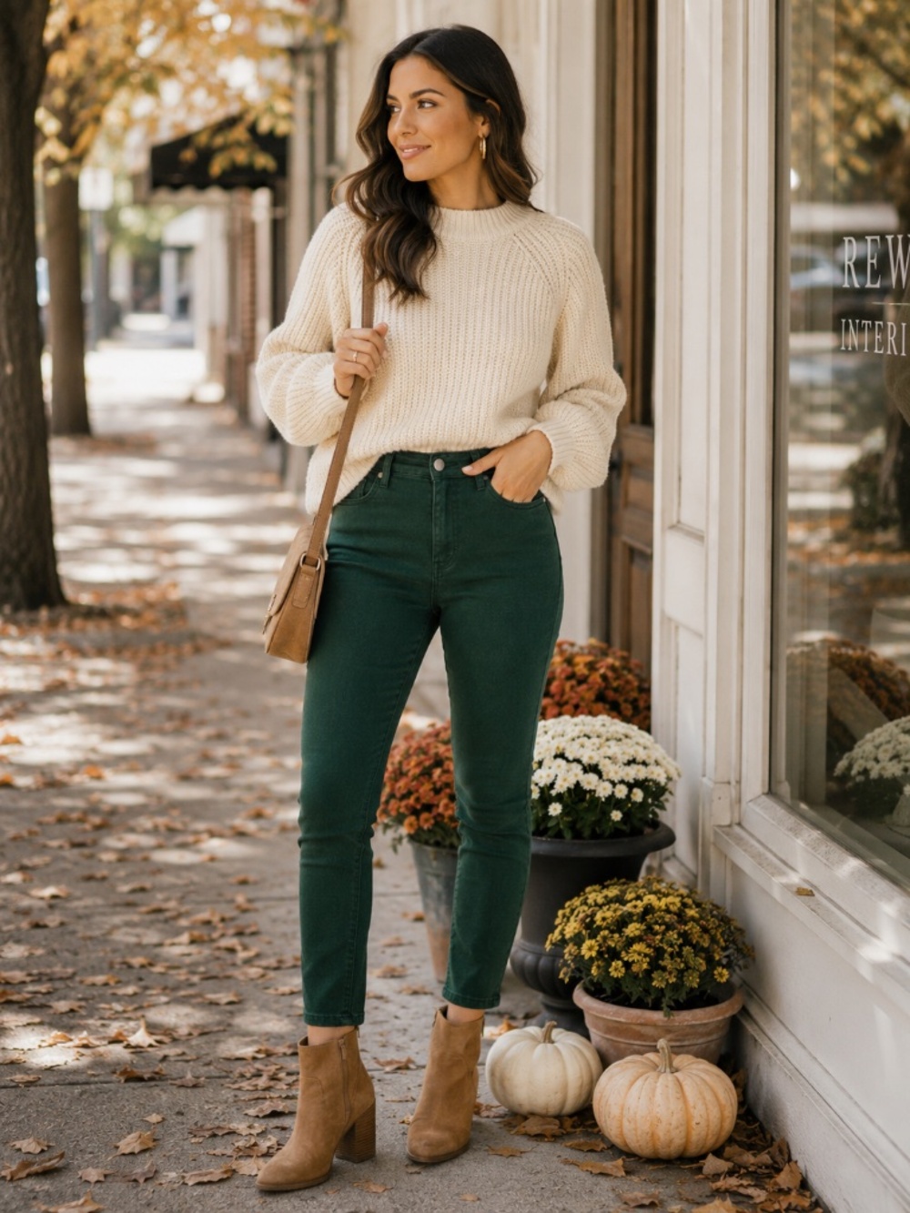 L'AGENCE Women's Green Margot High Rise Ankle Skinny Jeans Size 25 Cut 1302 NWT
